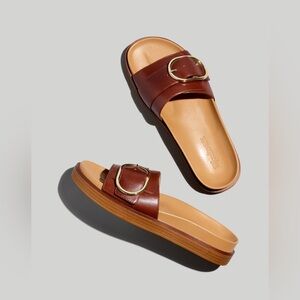 Madewell Dayna Buckle-Strap Sandals Sz. 8 (fits like 7.5)